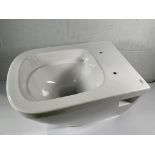 An as new Grohe Euro 39538 rimless wall hung toilet (basin only).