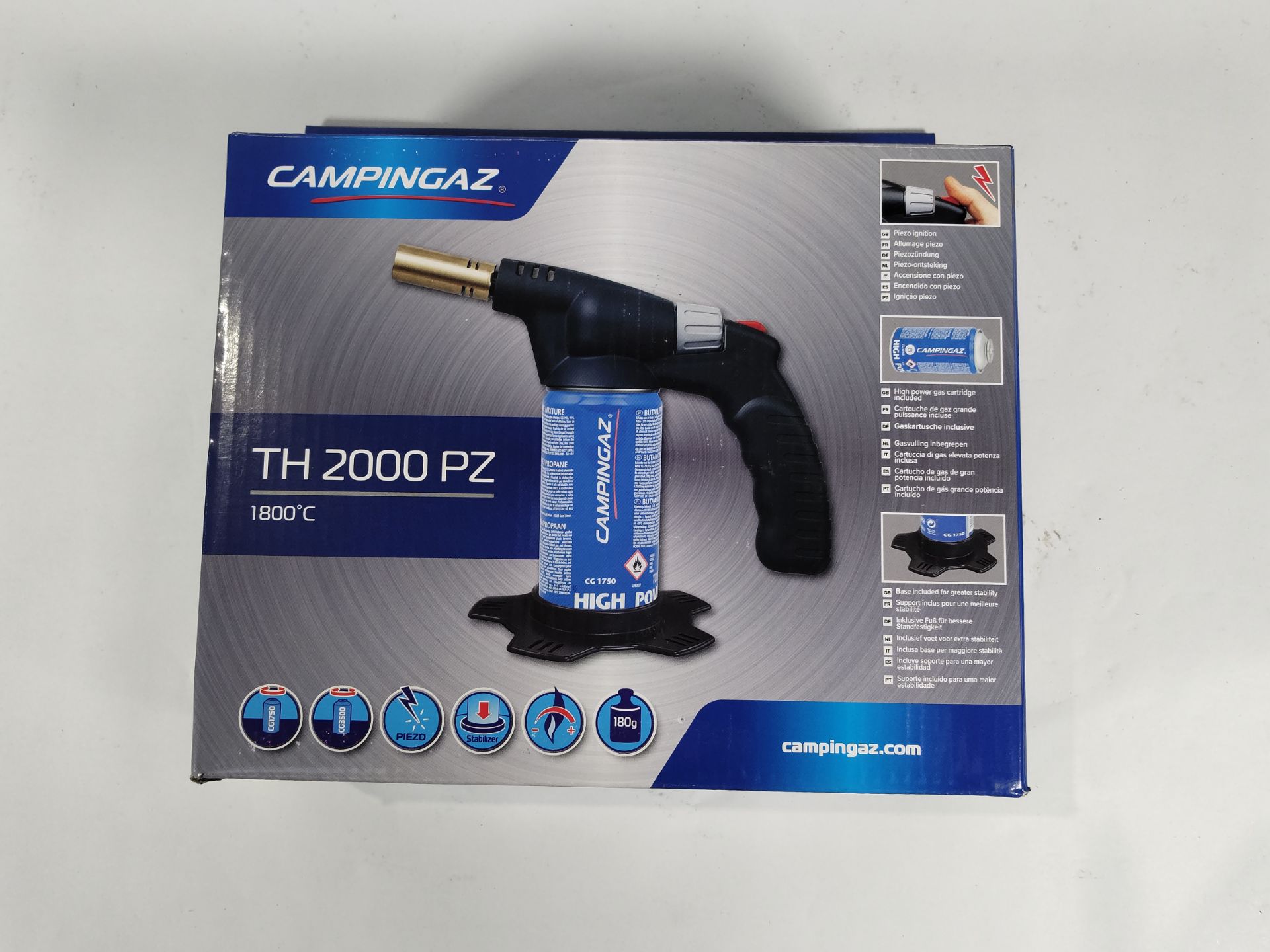 Ten as new CampingGaz Blow Lamp TH2000PZ, 1800°C (REF:202975).