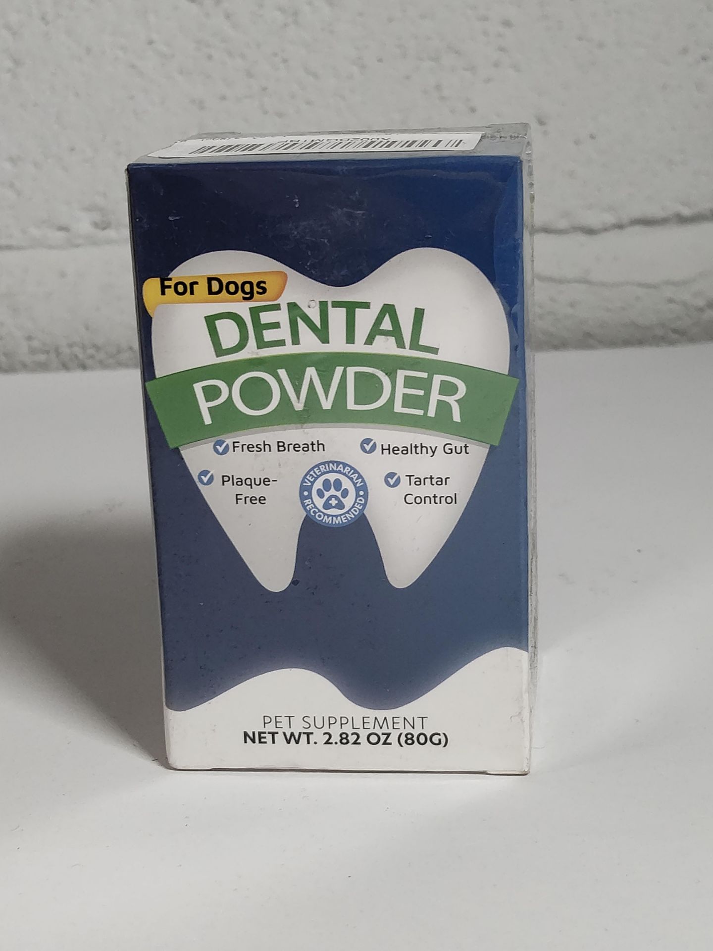 Thirty two Dental Powder Pet Supplements for Dogs (80g per box, EXP: 30/12/2026).