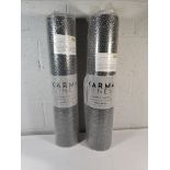 Two as new Karma Fitness extra thick and extra wide exercise mats, Size: 183cm x 80cm x 10mm.