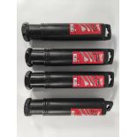 Four packs of Milwaukee SDS Plus 3-piece shank chisel sets (4932430001).