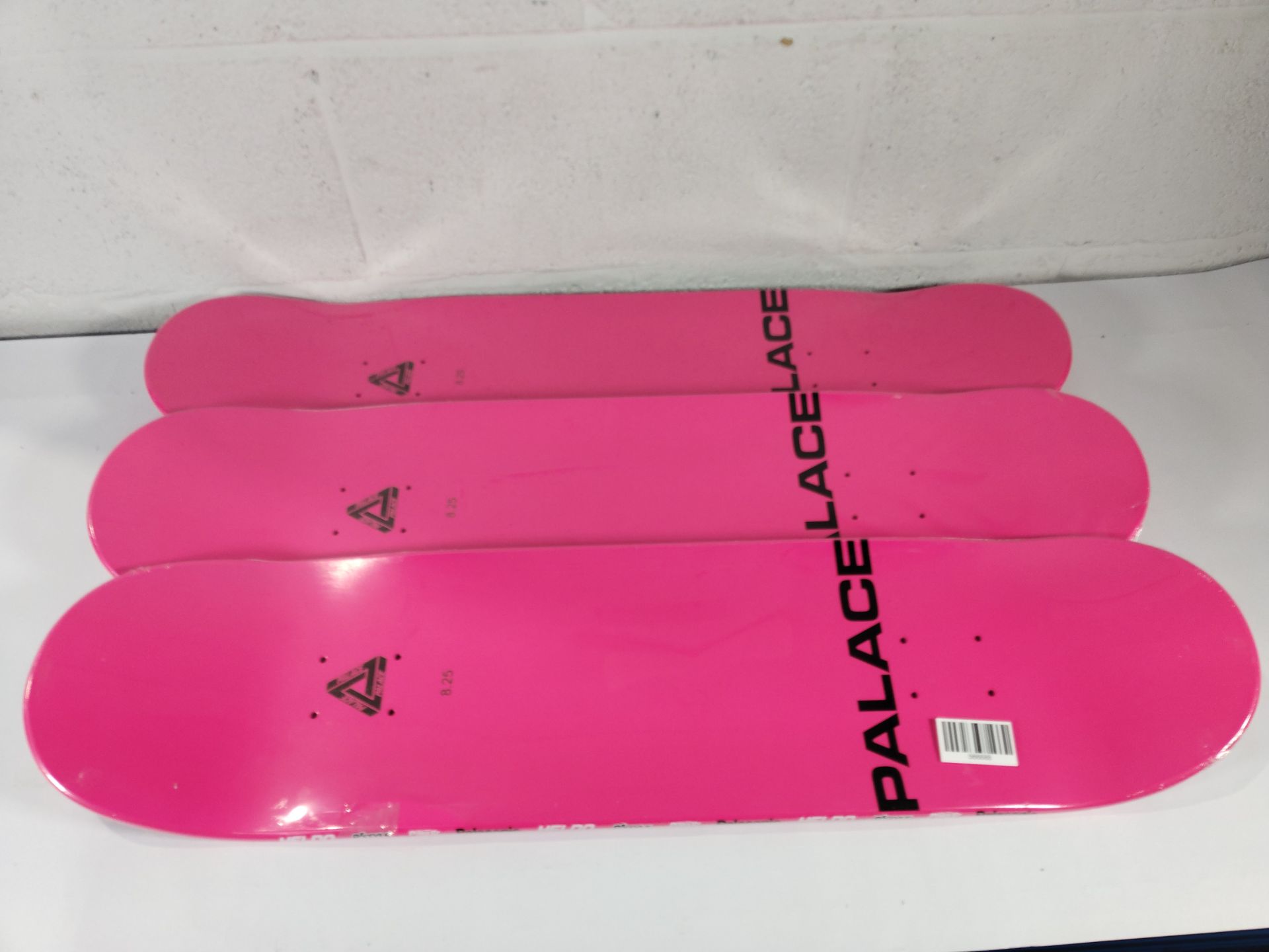 Three as new Palace Racey skateboard decks. - Image 2 of 2