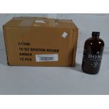 Twelve as new 16 fl oz bottles of dc Dona Masala Chai Concentrate Original flavour. BBE 05/05/26 (Gl