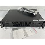 A pre-owned Cucos LBA 602 2 Channels Mixer Amplifier (UK power adaptor required).