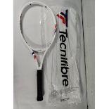 A Technifibre T-Flight 300 unstrung tennis racket (Note: racket has some minor damage and has been p