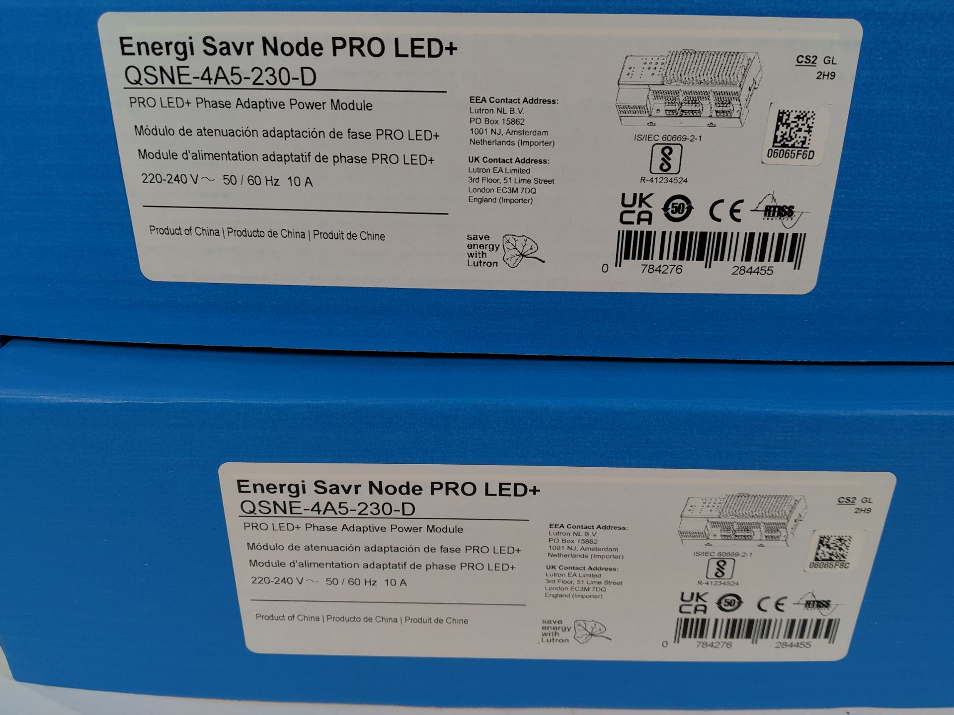 Mixed lot of as new Lutron products including Athena QP-1L, see Touch QS plus Hager fuse box (8 item - Image 2 of 6