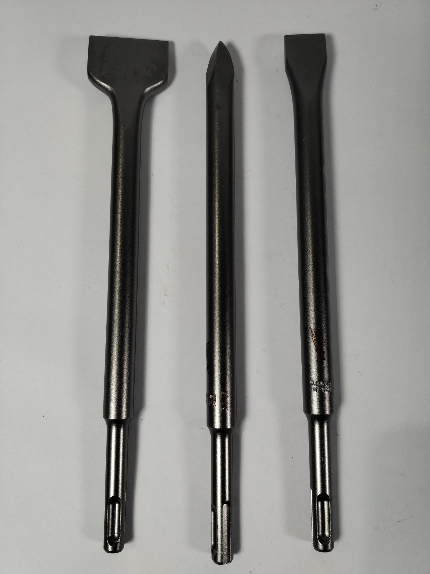 Four packs of Milwaukee SDS Plus 3-piece shank chisel sets (4932430001). - Image 2 of 3