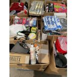 Assorted items to include toiletries, stationery and household items.