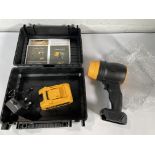 Six as new portable air blowers with batteries and chargers (unbranded).