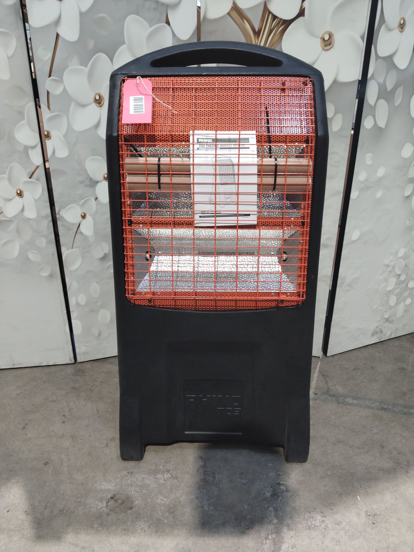 An as new Rhino TQ3 Thermo quartz heater 110V 1.1KW (no box).