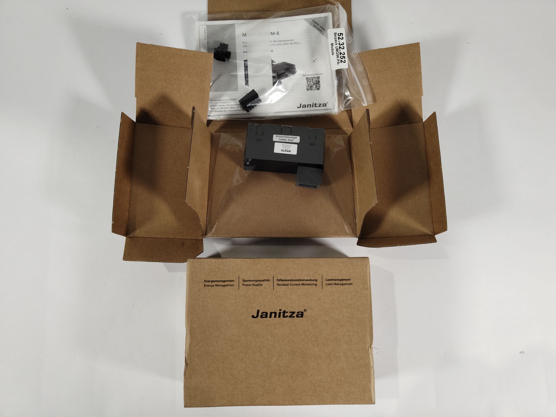 Two as new Janitza 5232010 Modul 96-PA-RCM-EL Expansion Panel Meter.
