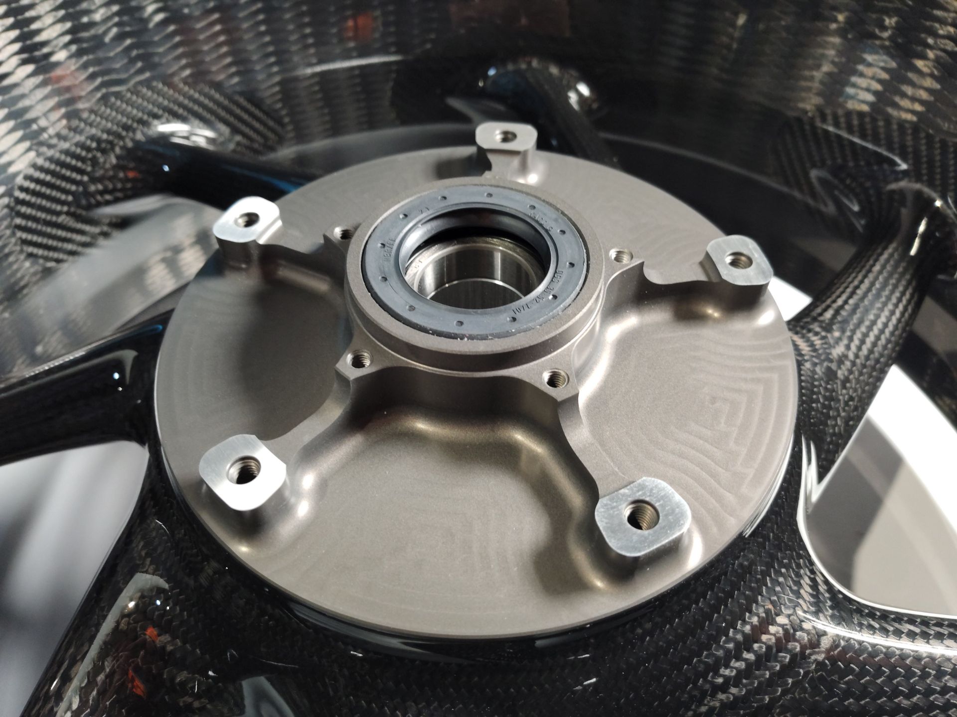 An as new Thyssenkrupp carbon wheel set (Possibly for BMW S 1000 R, RR, HP4) and a pre-owned Wurth W - Image 5 of 8