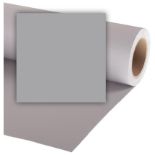 Two Colorama LL CO505 background paper, Storm Grey, 1.35m x 11m (stock image).