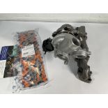 A Carwood Garrett 813860 Turbocharger with some minor damage (sold as seen).