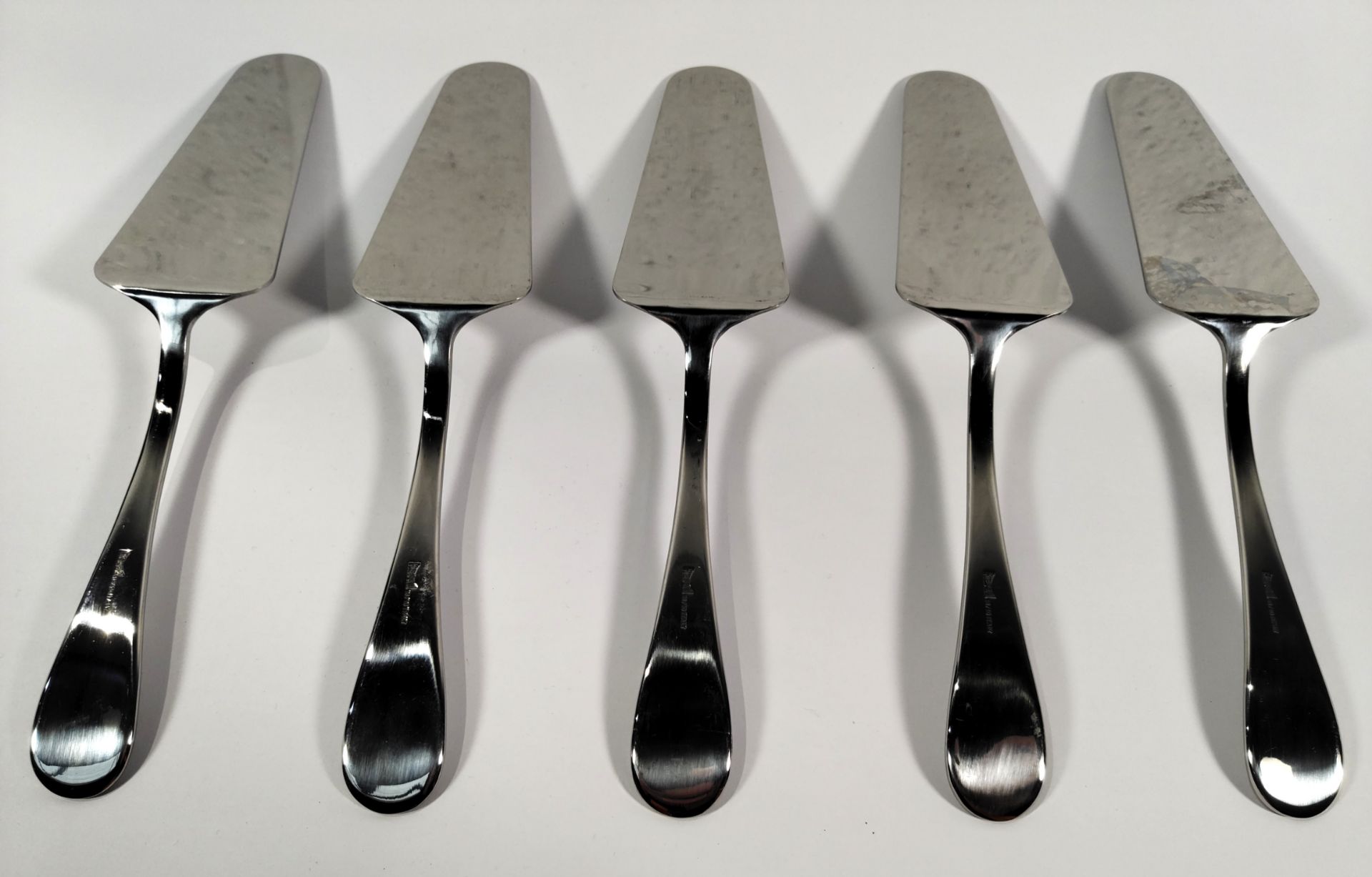 Five Mepra 18/10 Italy cake servers. - Image 3 of 4