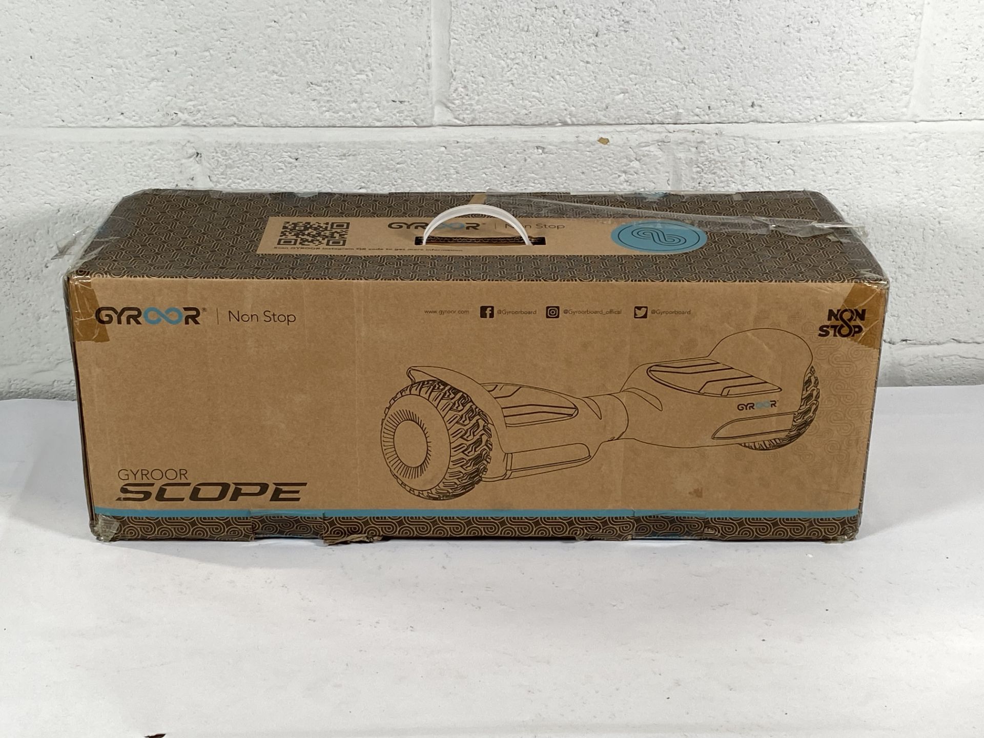 An as new Gyroor G13 all terrain hoverboard.