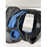 An as new Voldt Portable EV Charging Box (8-16A, EU Type 2 charging plug, Schuko power plug).