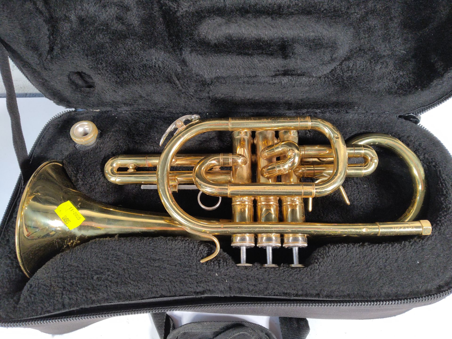 A pre-owned Diplomat U.S.A CN-808L cornet with case.