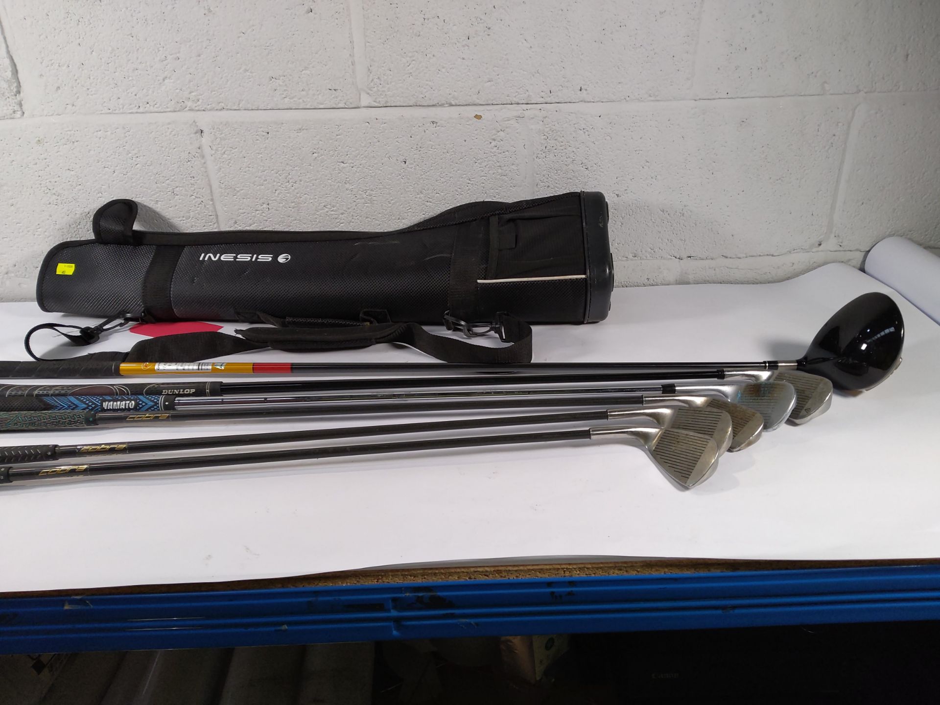 Six pre-owned golf clubs to include Taylor Made 425 driver. - Image 2 of 2