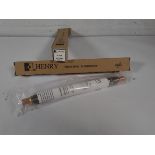 One hundred as new Henry Vibration Eliminator connectors, model V-3/8 3/8".