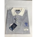 The Open 151st Royal Liverpool golf polo (Large).