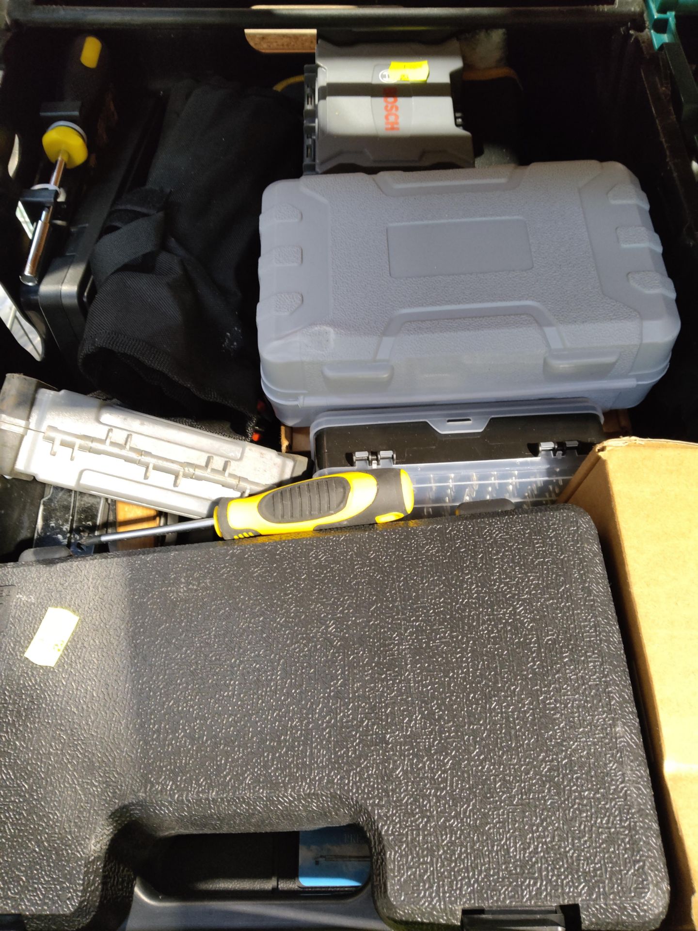 A quantity of assorted pre-owned tools and tool sets to include Lifeline, DeWalt (two crates). - Image 2 of 3