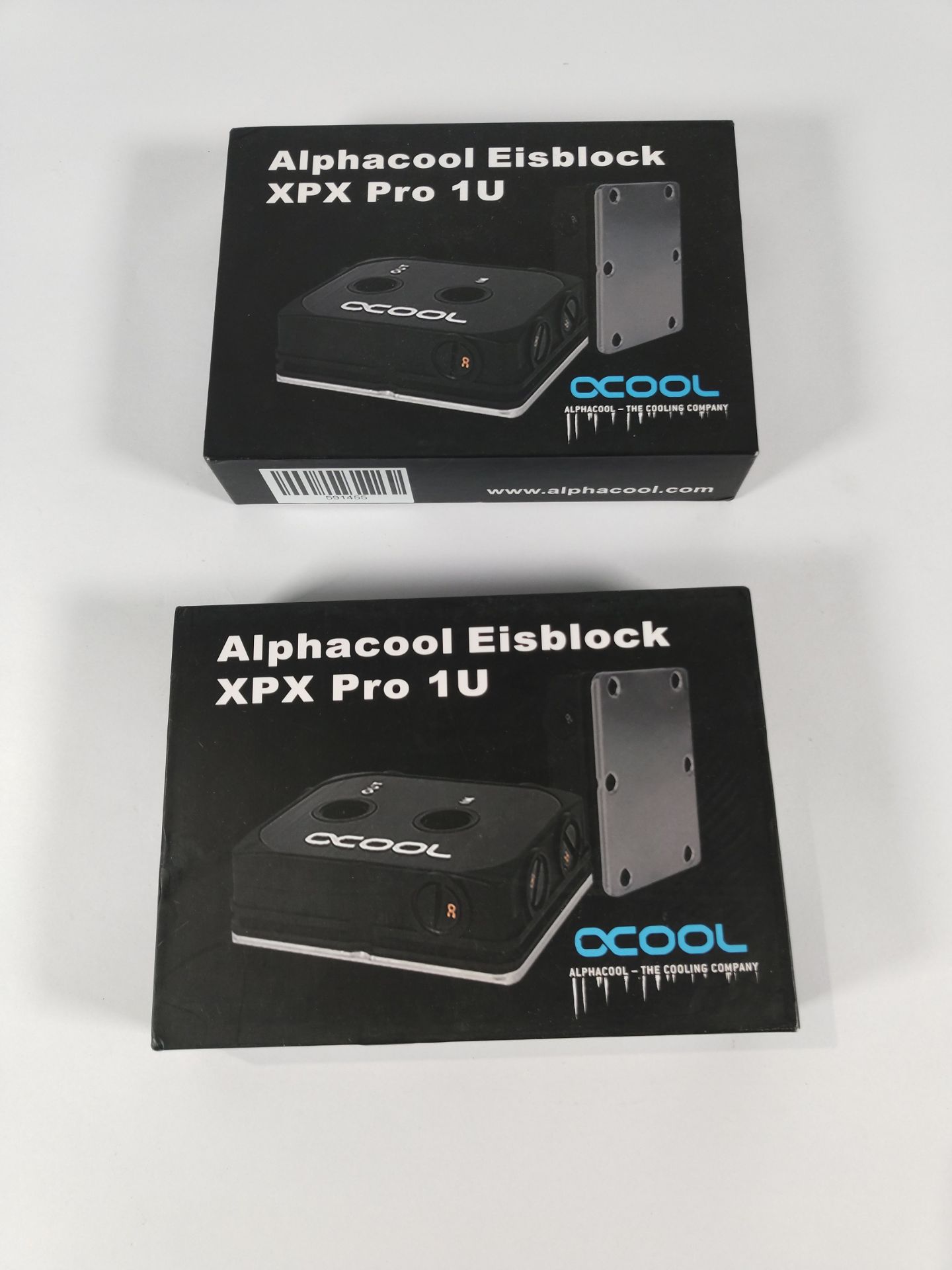 Two Alphacool Eisblock XPX Pro 1U (boxes sealed).