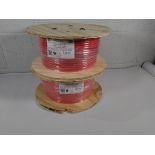 Two as new Cavicel Fire Alarm Cables 100m each Firecell SR 114H.