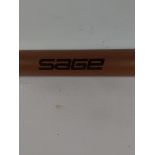 A pre-owned Sage SLT 490-4 fly fishing rod.