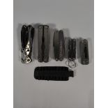 Five pre-owned Leatherman multitools to include Juice S2, Micra (over 18s only).