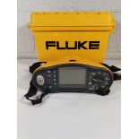 A pre-owned Fluke 1664FC multifunction installation tester (unit and case only).