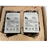 Five boxes of two, 12v 2.6Ah PBQ Batteries for Handicare 1100 Hoist (70 x 48 x 104mm) AA16423.