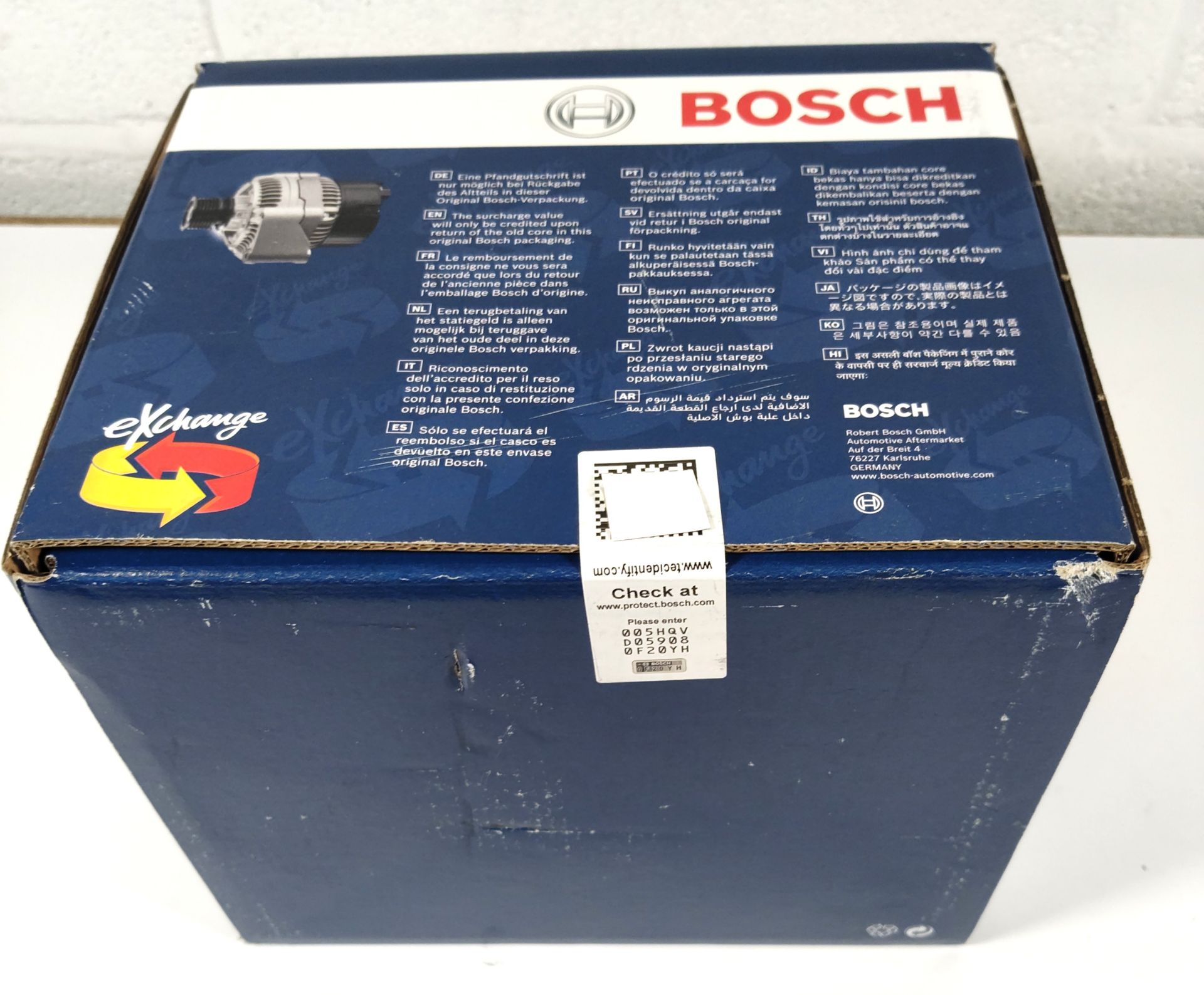 A remanufactured Bosch alternator, 14V 100A for possible Vauxhall Astra and Corsa fitment - model un - Image 3 of 3