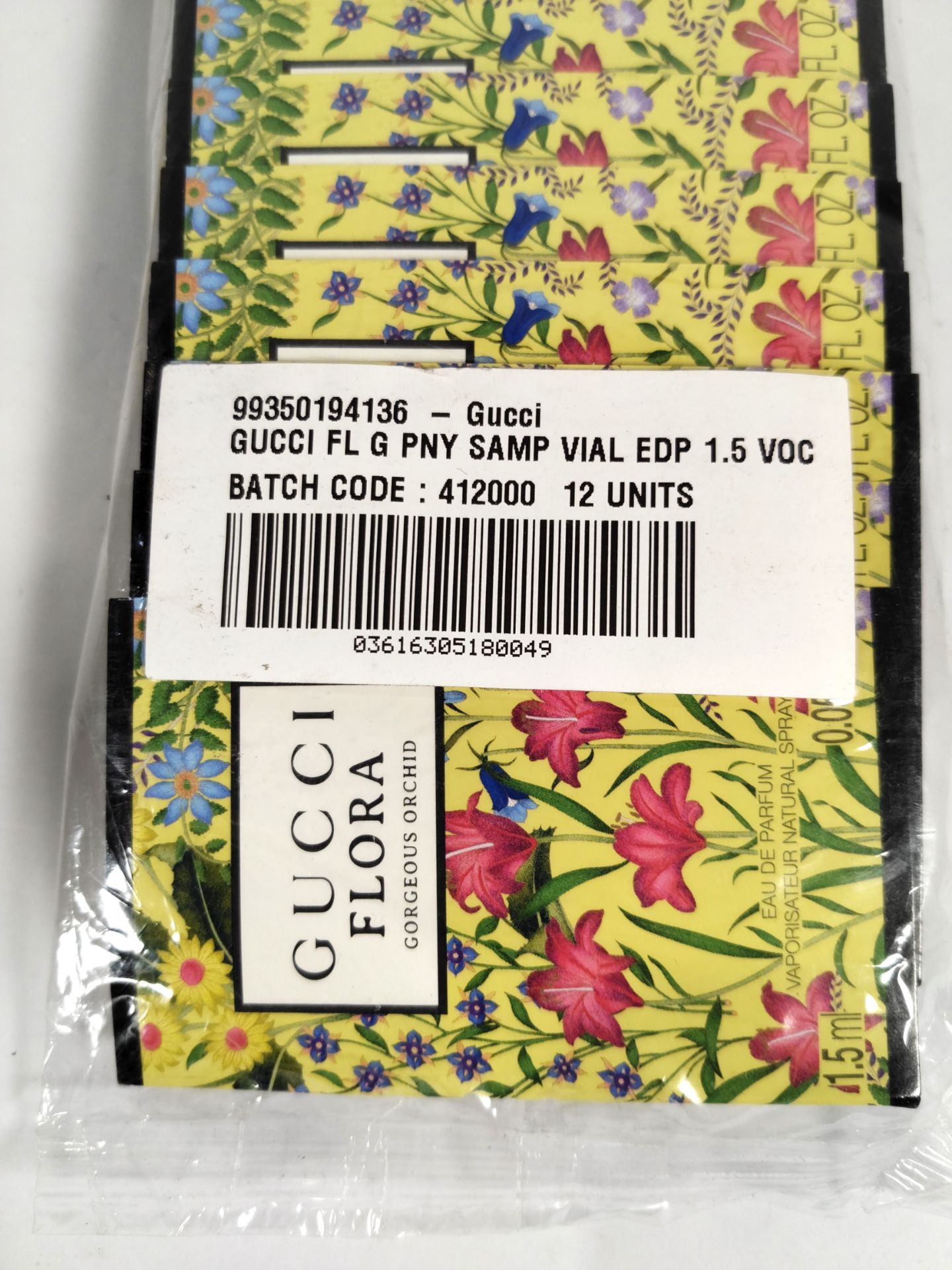 Sixteen Gucci Flora - gorgeous orchid 1.5ml EDP sample vials. - Image 3 of 3