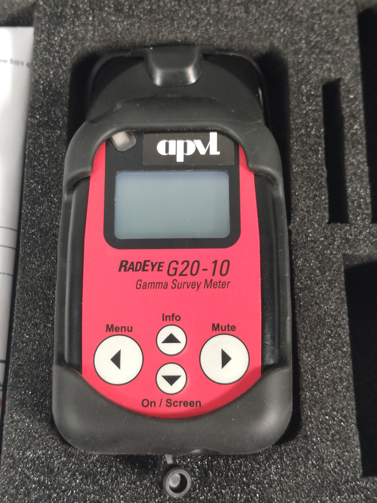 A pre-owned RadEye G20-10 gamma survey meter (REF: 42506/87). - Image 2 of 2