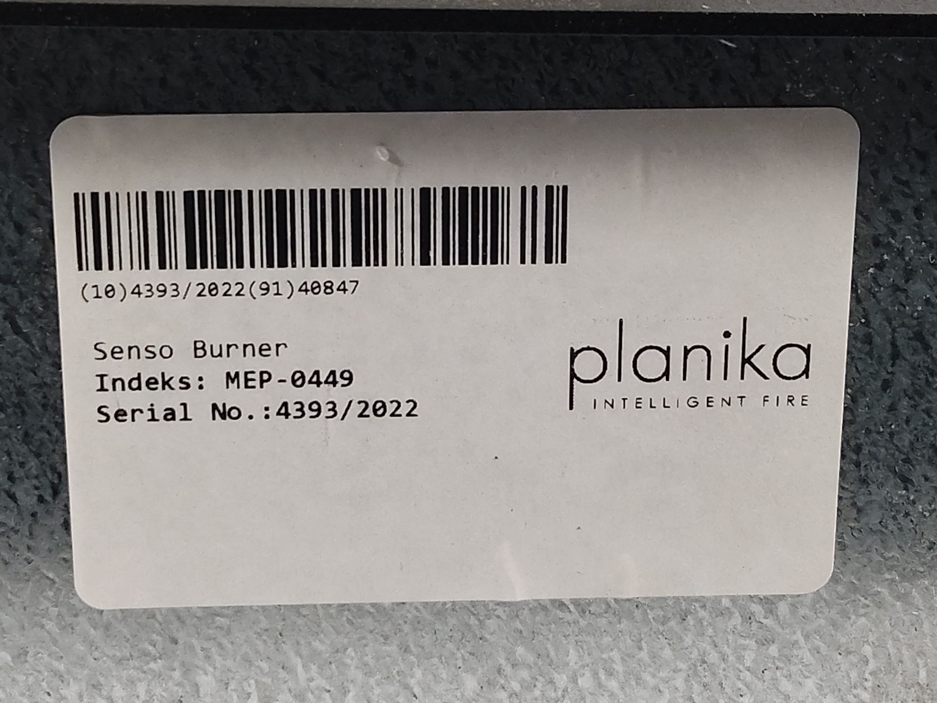 A pre-owned Planiko Senso bioethanol burner. - Image 3 of 3