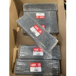 Six as new RS PRO Heatsinks 903-3100 universal rectangular alu, 0.12°C/W, 100 x 300 x 83mm.