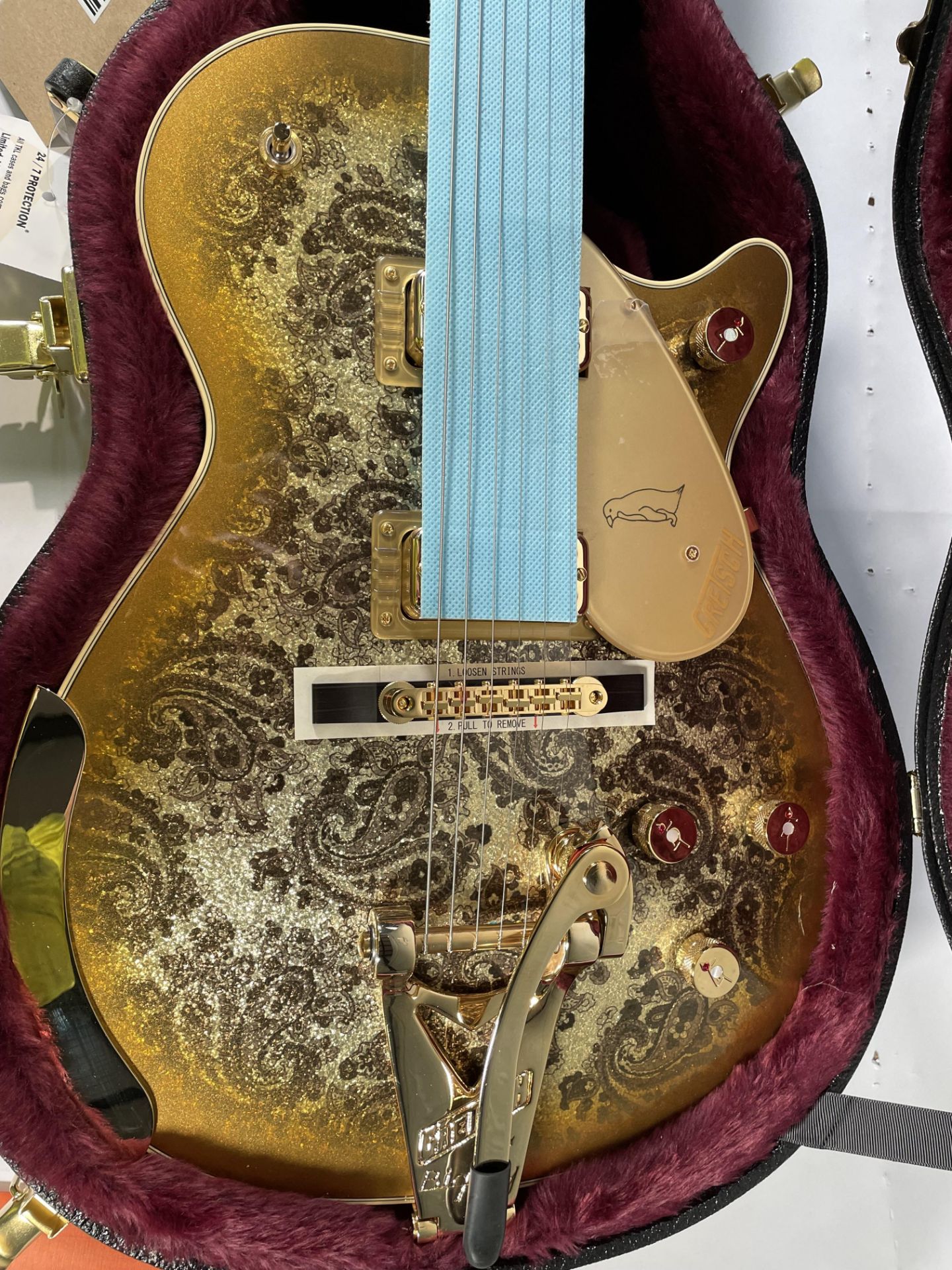 An as new Gretsch G6134TG Limited Edition Paisley Penguin with string-thru Bigsby, ebony fingerboard - Image 2 of 6