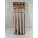 Four as new TipToe x Klein Blue 75cm table legs in ultramarine blue (Dimensions: 75 x 6 x 6cm, EAN: