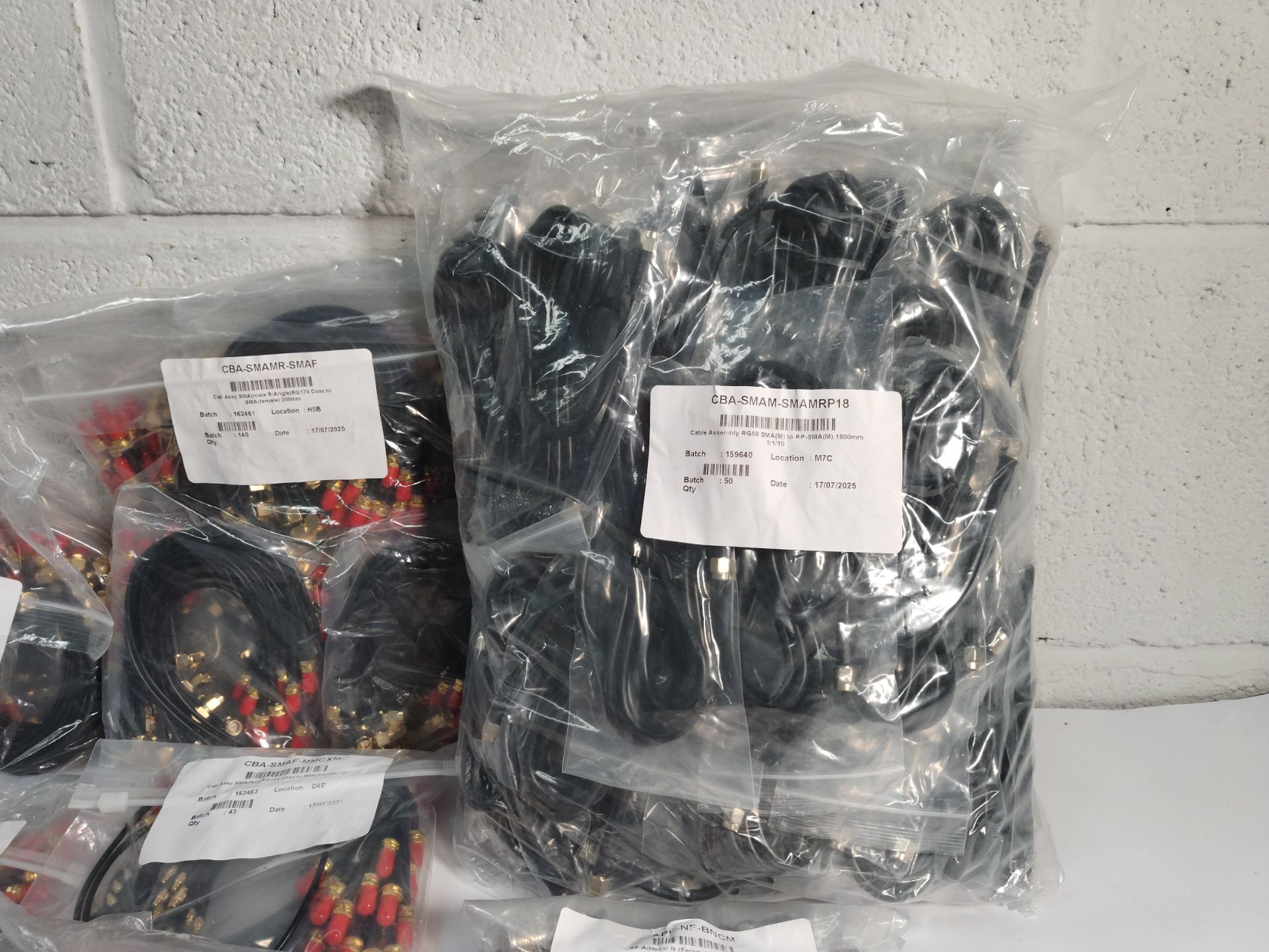 A large quantity of as new RF/Coaxial connectors, adapters and cable assemblies (approximately 1900 - Image 3 of 4