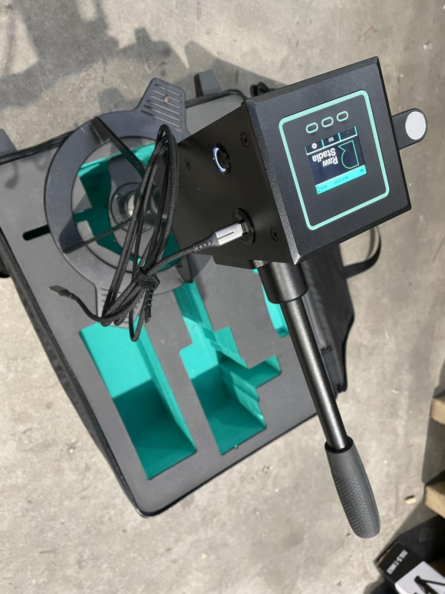 A pre-owned Raw Stadia testing tool, possibly a traction tester (sold as seen, device powers on, no - Image 2 of 2