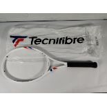 A Technifibre T-Flight 300 unstrung tennis racket (Note: racket has some minor damage and has been p