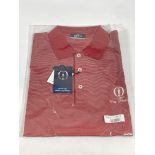The Open 151st Royal Liverpool golf polo (XL).
