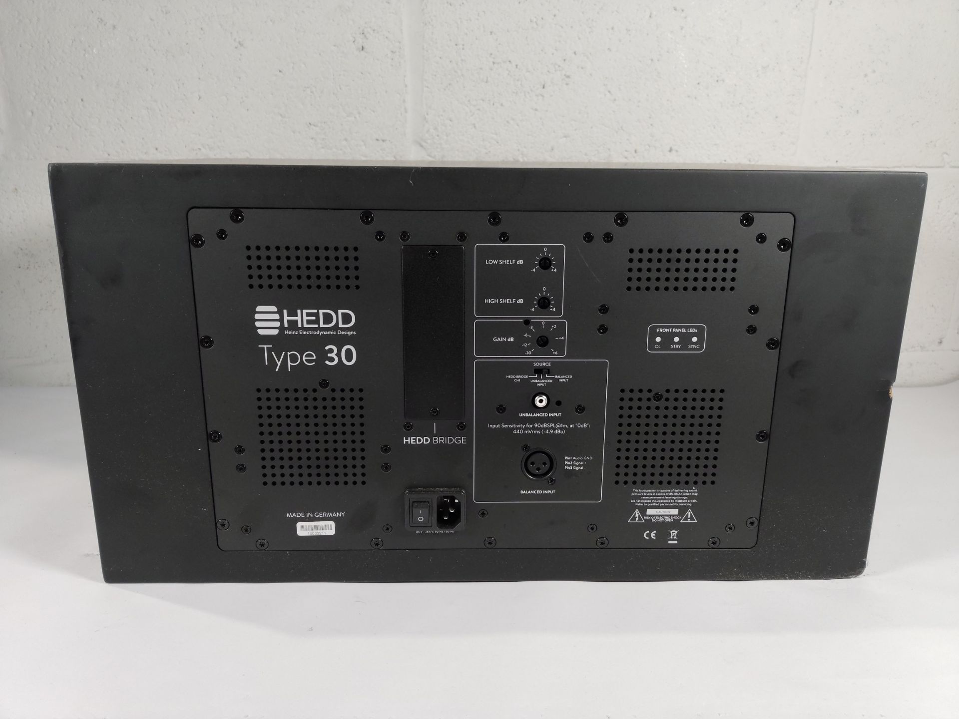 A pre-owned HEDD Type 30 active 3-way studio monitor. - Image 2 of 3