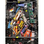 A quantity of assorted pre-owned tools to include Bosch, Linea (one crate).