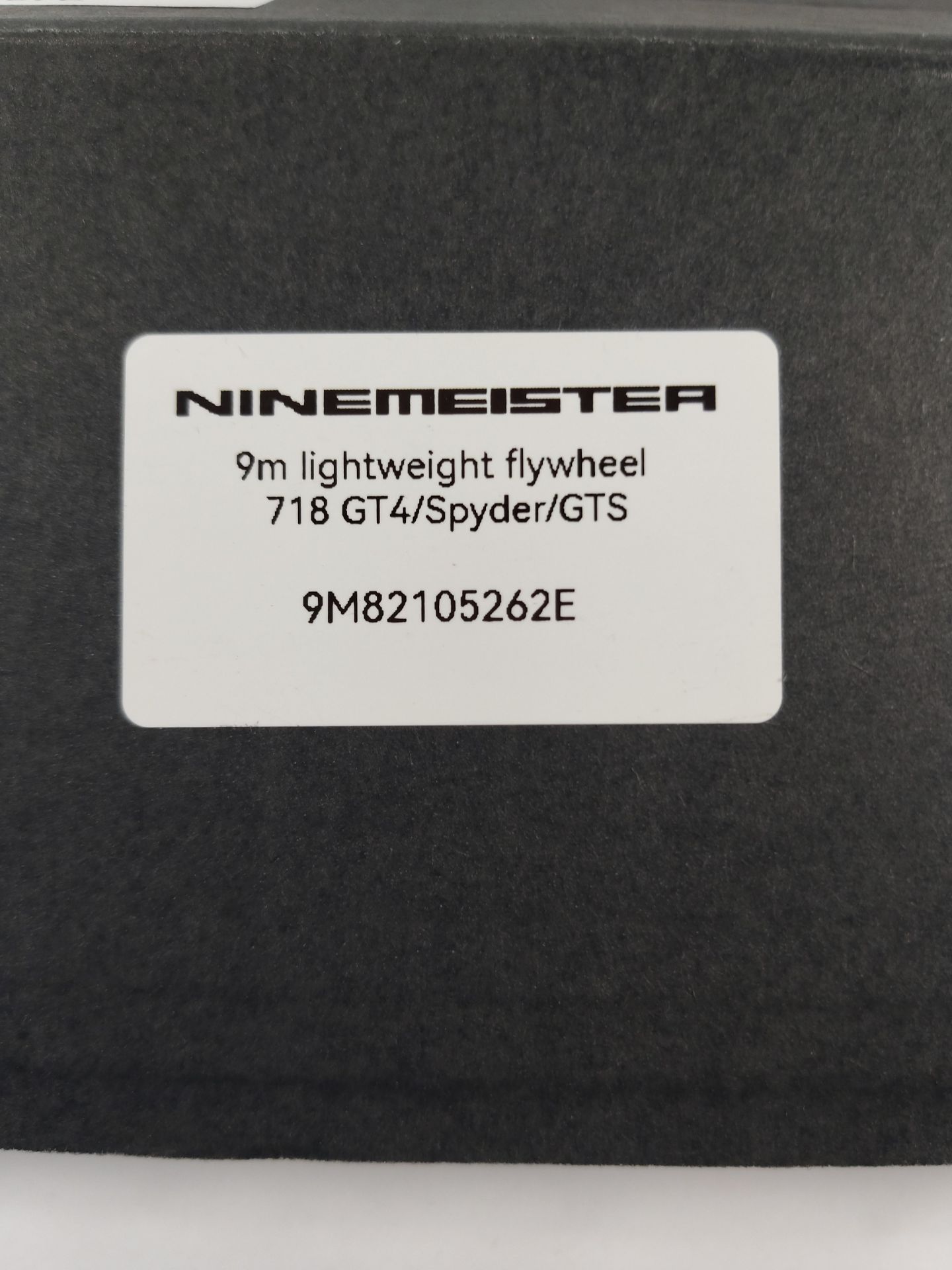 An as new Ninemeister lightweight flywheel 718 GT4, Spyder, GTS. - Image 2 of 3