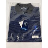 The Open 151st Royal Liverpool golf polo (Medium).