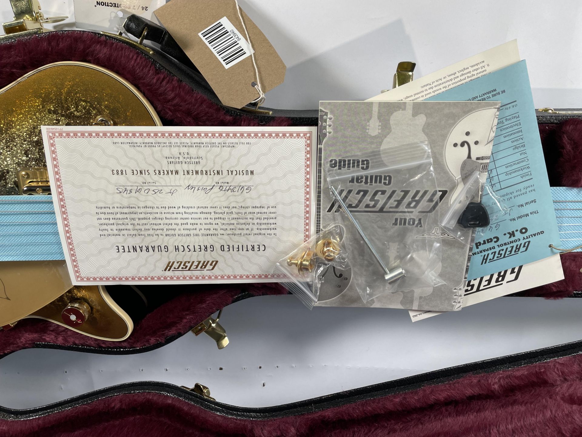 An as new Gretsch G6134TG Limited Edition Paisley Penguin with string-thru Bigsby, ebony fingerboard - Image 6 of 6