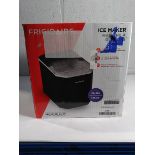 An Fridgidaire EFIC122-Black ice maker (box unsealed).