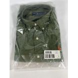 A Ralph Lauren custom fit shirt (Medium).